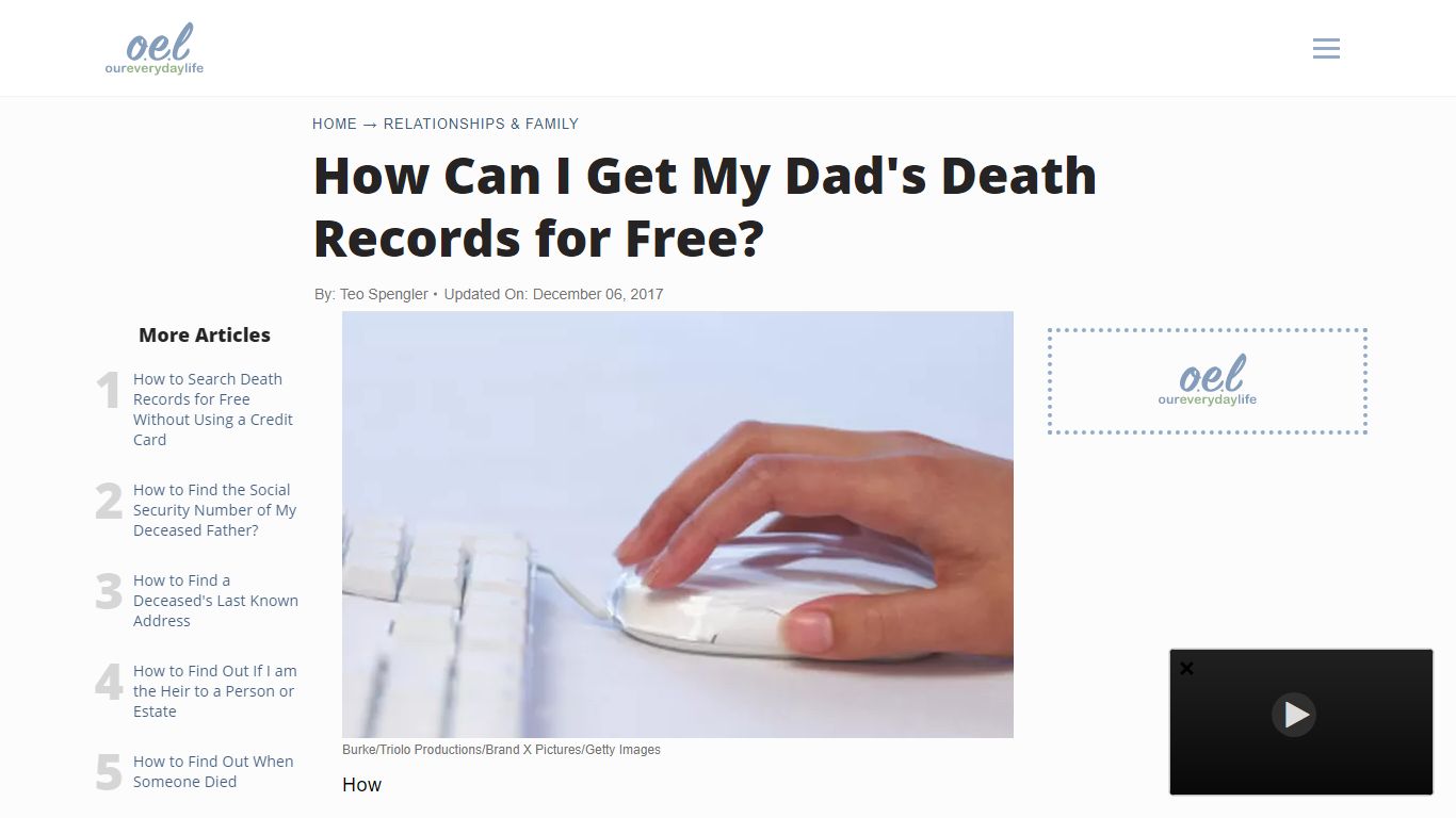 How Can I Get My Dad's Death Records for Free? - Our Everyday Life